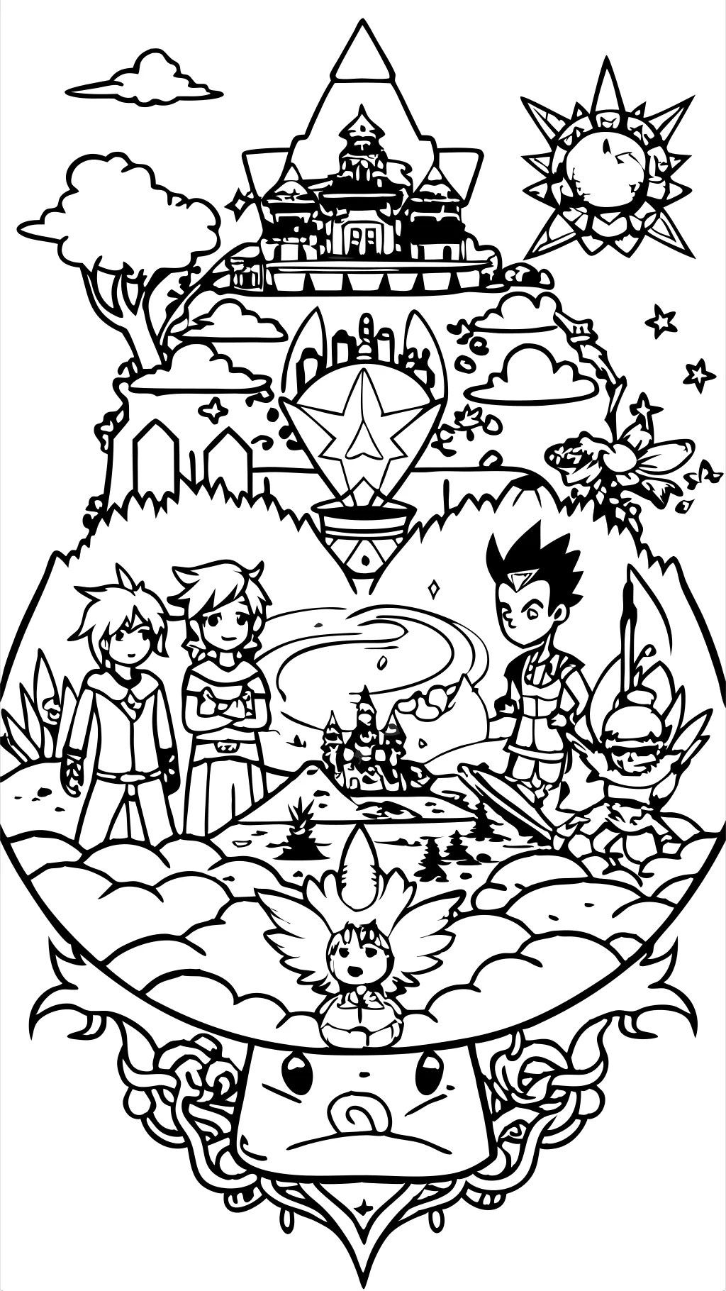 genshin impact coloring pages